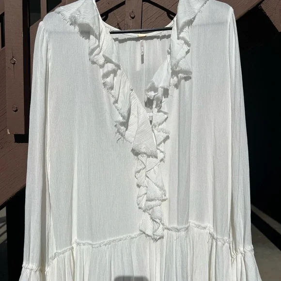 Free People Long Steeve Maxi Drees - Picture 3 of 10